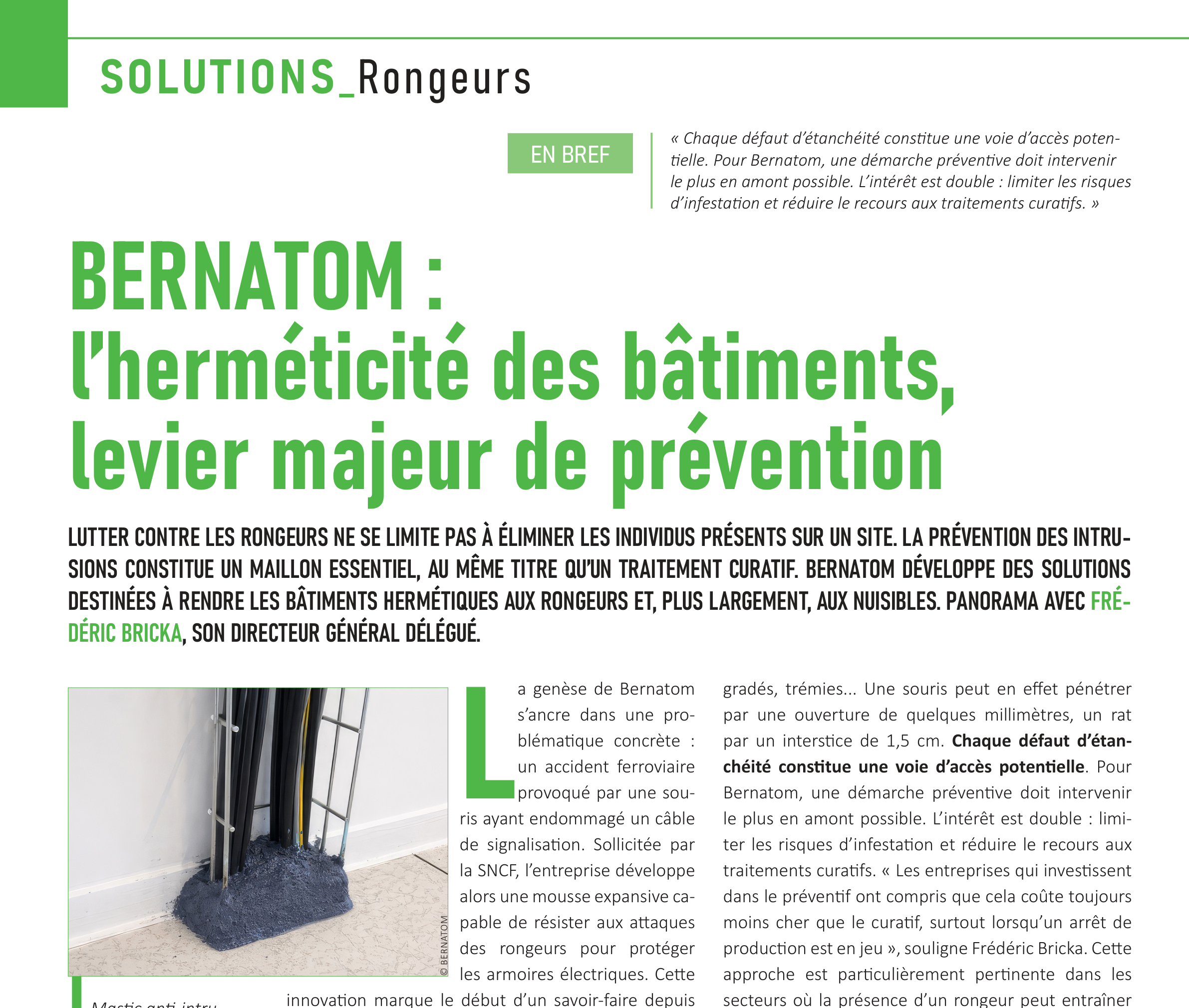 Magazine NPi n°146 : Panorama sur l’herméticité selon BERNATOM