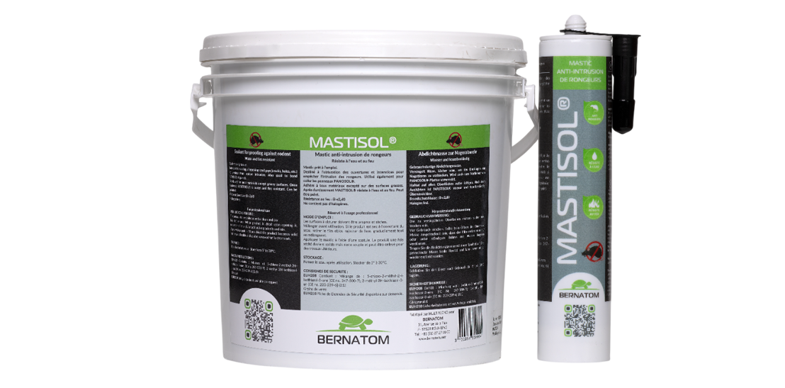 MASTISOL®, le mastic spécial anti-intrusion de rongeurs